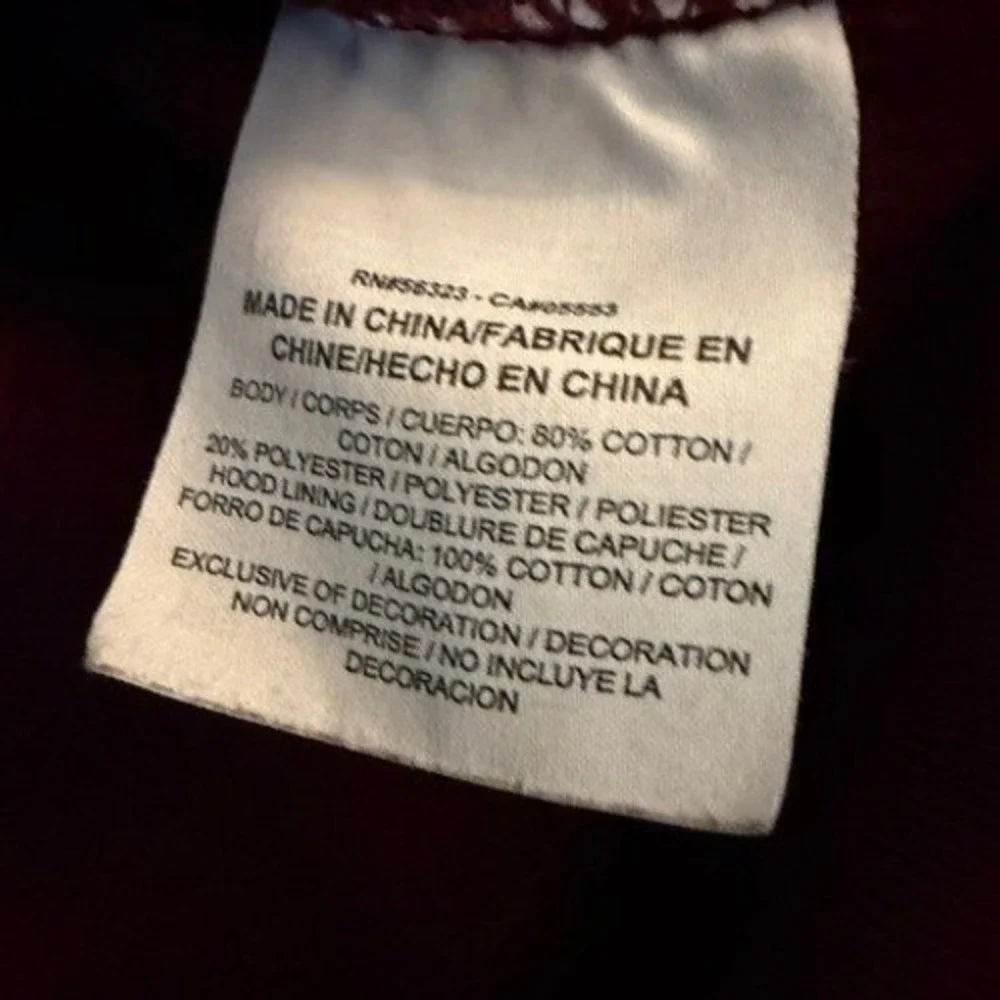 Jordan Air Mens XXL Fleece Hoodie Burgundy Maroon Raglan Graphic Logo Sweatshirt